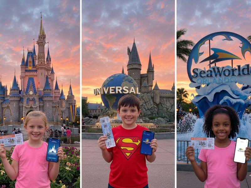 Get your official tickets for Walt Disney World, Universal Orlando Resort, and SeaWorld Orlando
